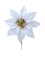7" Christmas White Poinsettia Heads - 2 Pieces | Elegant Silk Floral Accents for Wreaths, Garlands, Centerpieces, and Holiday Decorations - 2024 Christmas Collection, Floral Home by Artificial Flowers